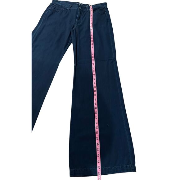 7 for All Mankind Denim Trouser - Size 32 (NWT) Flare/Wide Leg - Dark Indigo - Picture 9 of 12